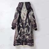 New Baphomet Abstract SED-0113 Oversized Sherpa Blanket Hoodie