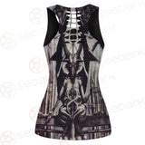 New Baphomet Abstract SED-0113 Hollow Out Tank Top