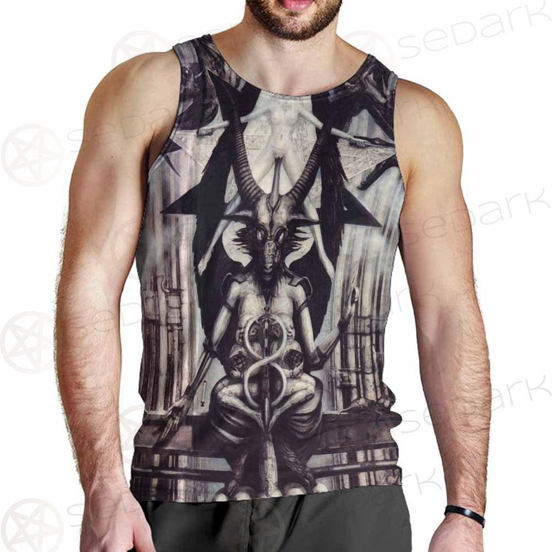 New Baphomet Abstract SED-0113 Men Tank-tops
