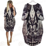 New Baphomet Abstract SED-0113 Batwing Pocket Dress