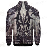 New Baphomet Abstract SED-0113 Stand-up Collar Jacket