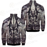 New Baphomet Abstract SED-0113 Stand-up Collar Jacket