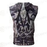 New Baphomet Abstract SED-0113 Zip Sleeveless Hoodie