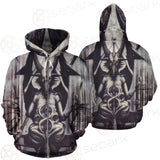 New Baphomet Abstract SED-0113 Zip-up Hoodies