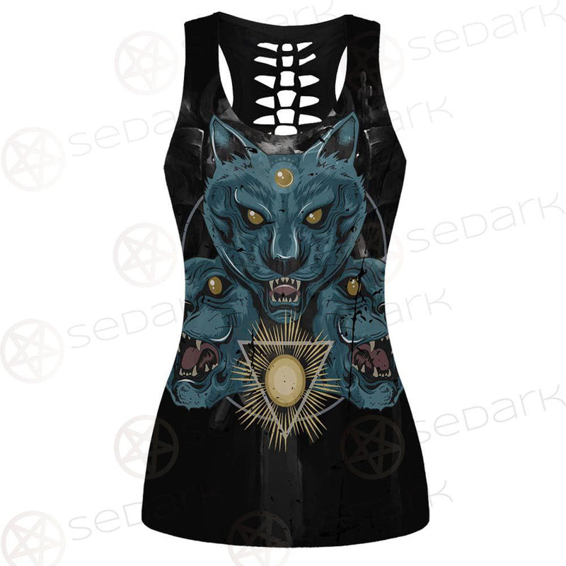 New Cat SED-0114 Hollow Out Tank Top