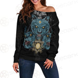 New Cat SED-0114 Off Shoulder Sweaters