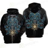 New Cat SED-0114 Hoodie Raglan Zip