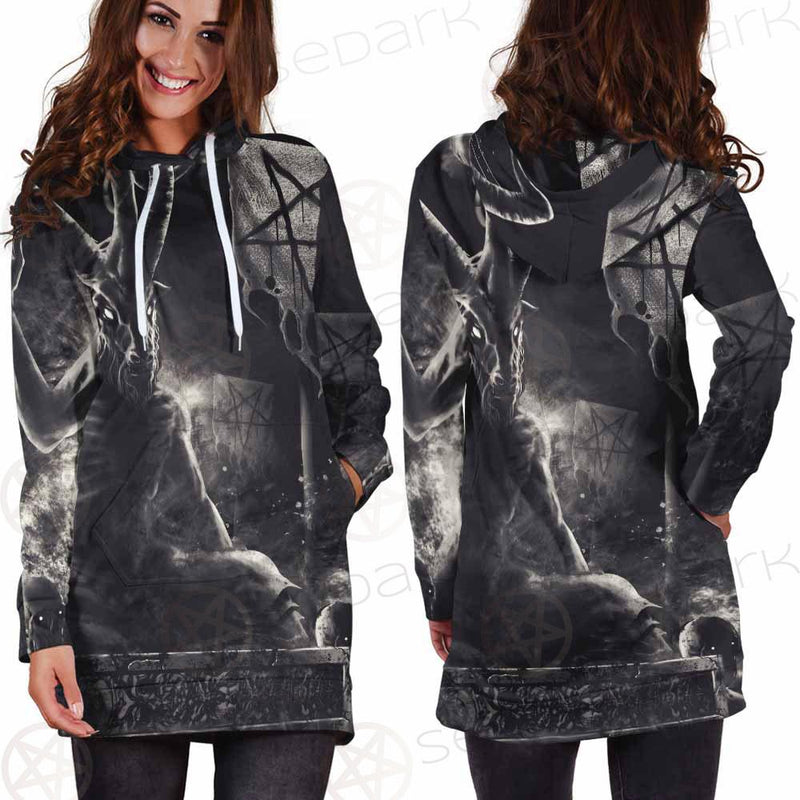 Real Baphomet SED-0115 Hoodie Dress