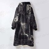 Real Baphomet SED-0115 Oversized Sherpa Blanket Hoodie