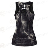 Real Baphomet SED-0115 Hollow Out Tank Top
