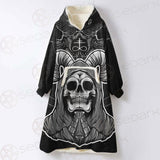 Satan Skull SED-0116 Oversized Sherpa Blanket Hoodie