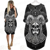 Satan Skull SED-0116 Batwing Pocket Dress