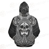 Satan Skull SED-0116 Zip-up Hoodies