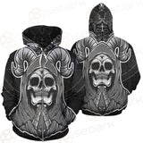 Satan Skull SED-0116 Zip-up Hoodies