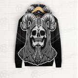 Satan Skull SED-0116 Zip-up Hoodies