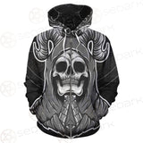 Satan Skull SED-0116 Zip-up Hoodies