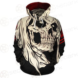 Horrible Skull SED-0117 Hoodie Allover