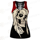 Horrible Skull SED-0117 Hollow Out Tank Top