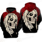 Horrible Skull SED-0117 Hoodie Raglan