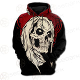 Horrible Skull SED-0117 Hoodie Raglan