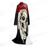 Horrible Skull SED-0117 Sleeved Blanket