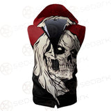 Horrible Skull SED-0117 Zip Sleeveless Hoodie