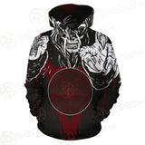 Skull Pentagram SED-0118 Hoodie Allover