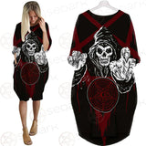 Skull Pentagram SED-0118 Batwing Pocket Dress