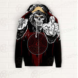 Skull Pentagram SED-0118 Zip-up Hoodies