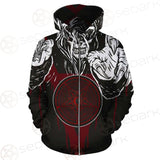 Skull Pentagram SED-0118 Zip-up Hoodies