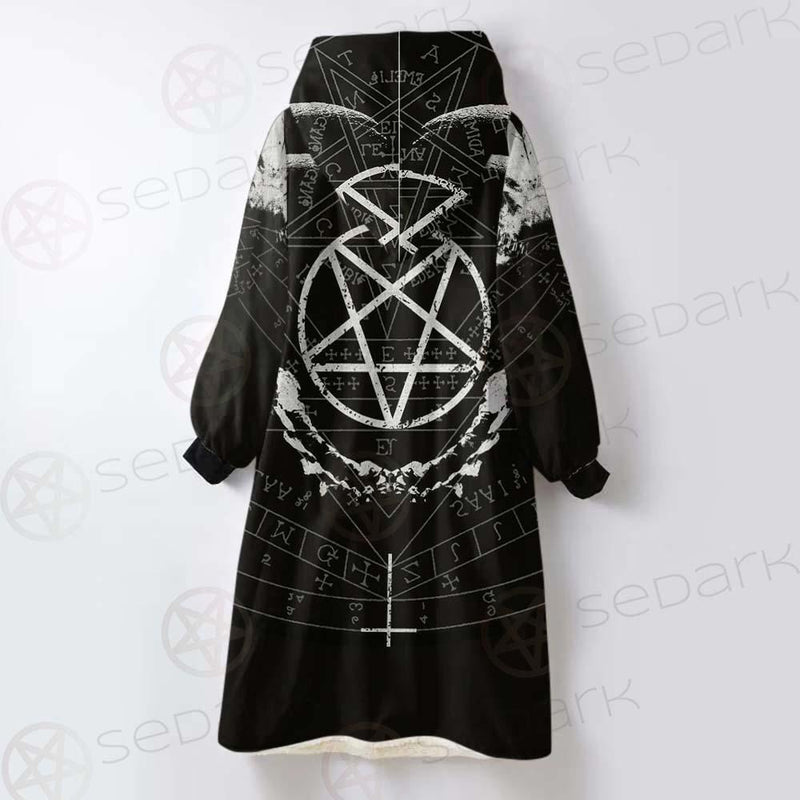 Symboy Pentagram SED-0119 Oversized Sherpa Blanket Hoodie