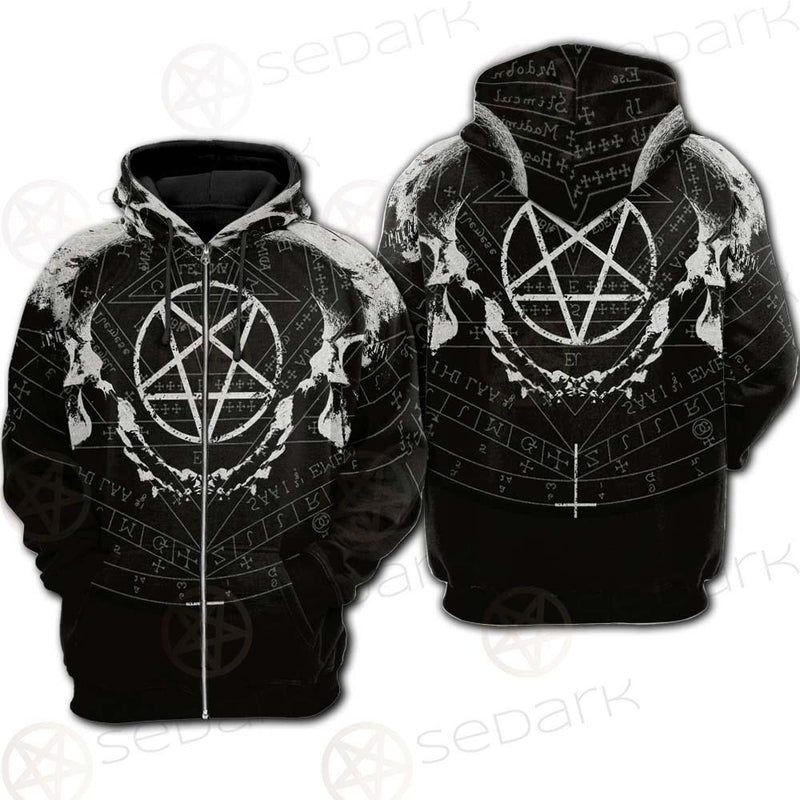 Symboy Pentagram SED-0119 Hoodie Raglan Zip