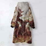 Satan Fire SED-0120 Oversized Sherpa Blanket Hoodie