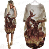 Satan Fire SED-0120 Batwing Pocket Dress