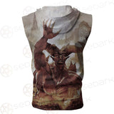 Satan Fire SED-0120 Zip Sleeveless Hoodie