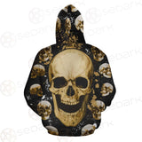 Skull Gold SED-0122 Hoodie Allover