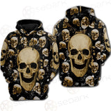 Skull Gold SED-0122 Hoodie Raglan