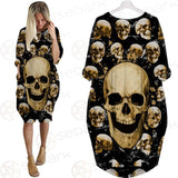 Skull Gold SED-0122 Batwing Pocket Dress