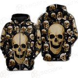 Skull Gold SED-0122 Hoodie Raglan Zip