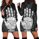 Satan Hand SED-0123 Hoodie Dress