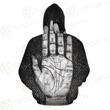 Satan Hand SED-0123 Hoodie Allover