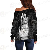 Satan Hand SED-0123 Off Shoulder Sweaters