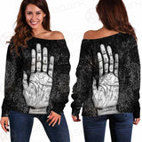 Satan Hand SED-0123 Off Shoulder Sweaters