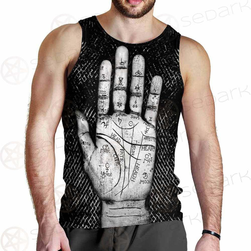 Satan Hand SED-0123 Men Tank-tops