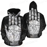 Satan Hand SED-0123 Zip-up Hoodies