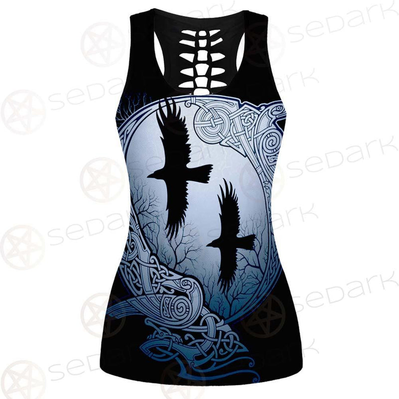 Viking Eagle SED-0124 Hollow Out Tank Top