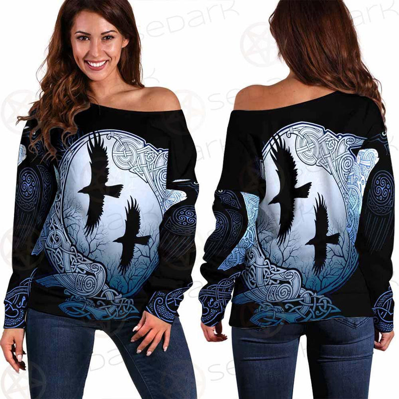 Viking Eagle SED-0124 Off Shoulder Sweaters