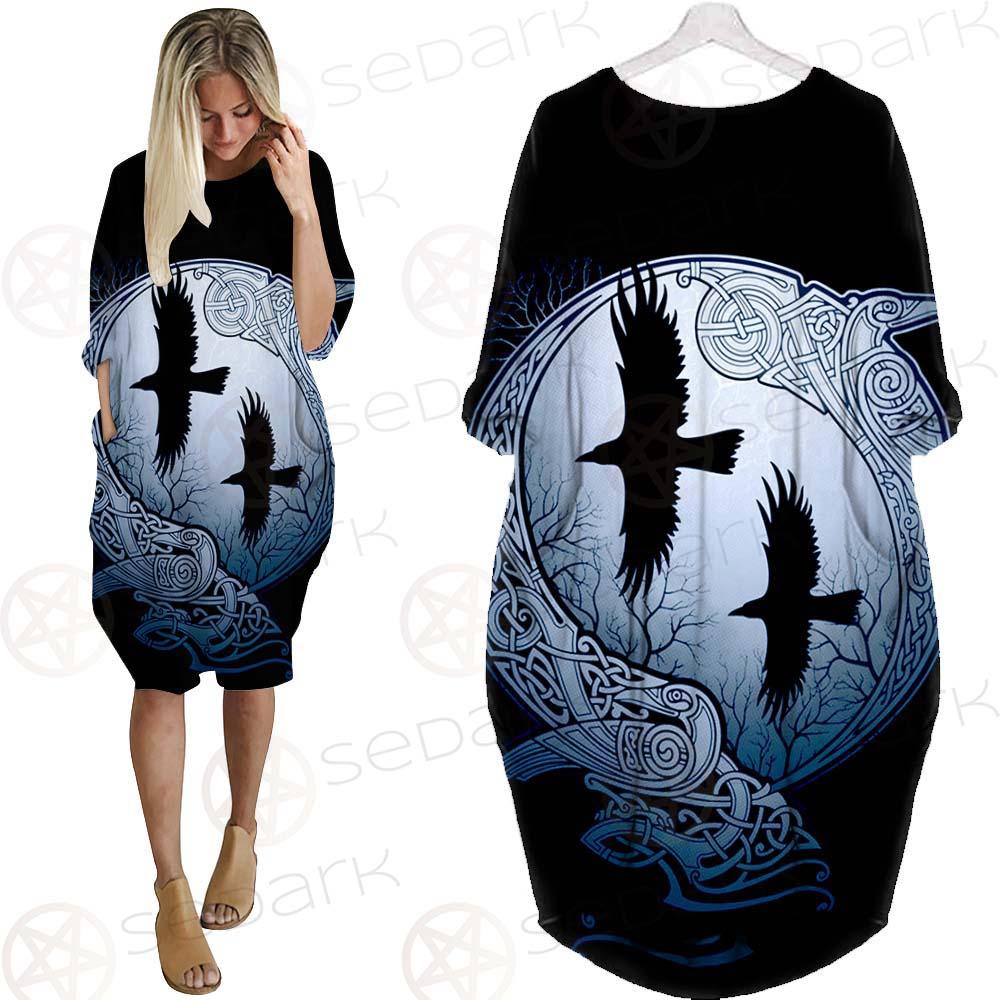 Viking Eagle SED-0124 Batwing Pocket Dress