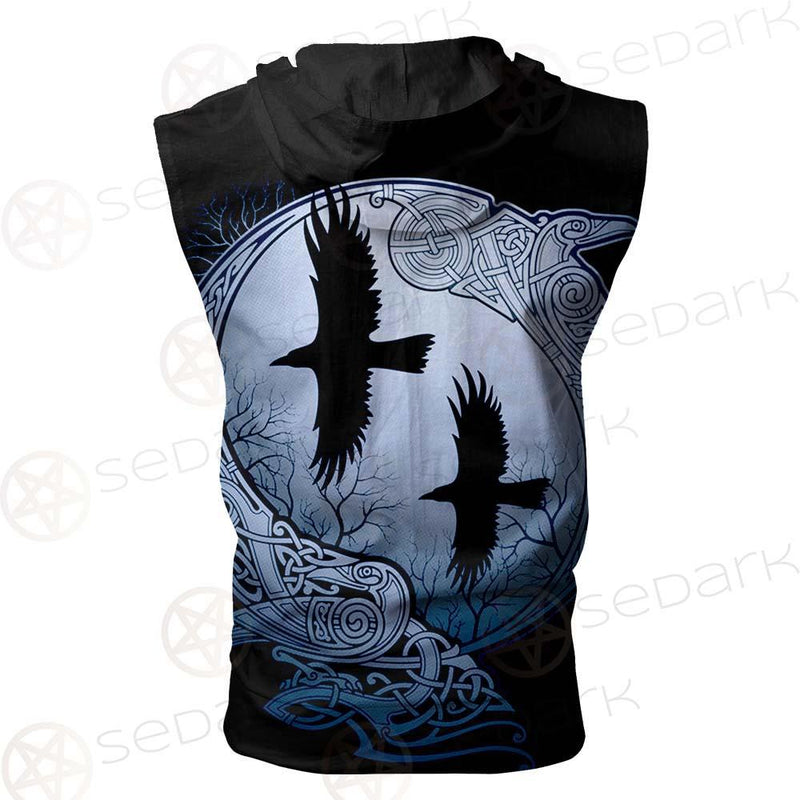 Viking Eagle SED-0124 Zip Sleeveless Hoodie