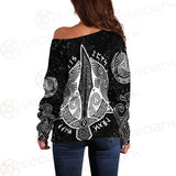 Viking Eagle SED-0125 Off Shoulder Sweaters